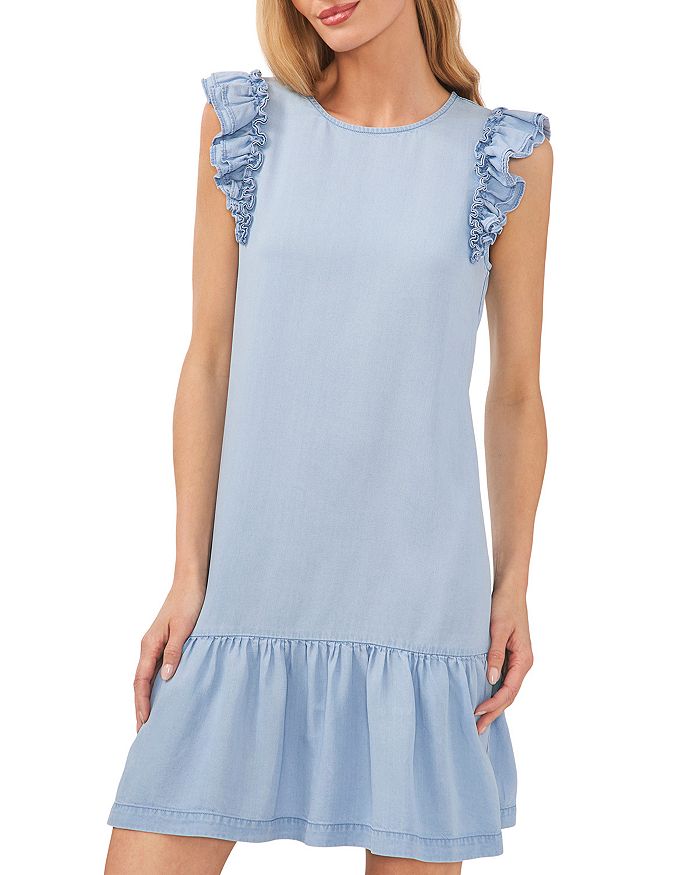 CeCe Ruffle Sleeve A Line Dress | Bloomingdale's