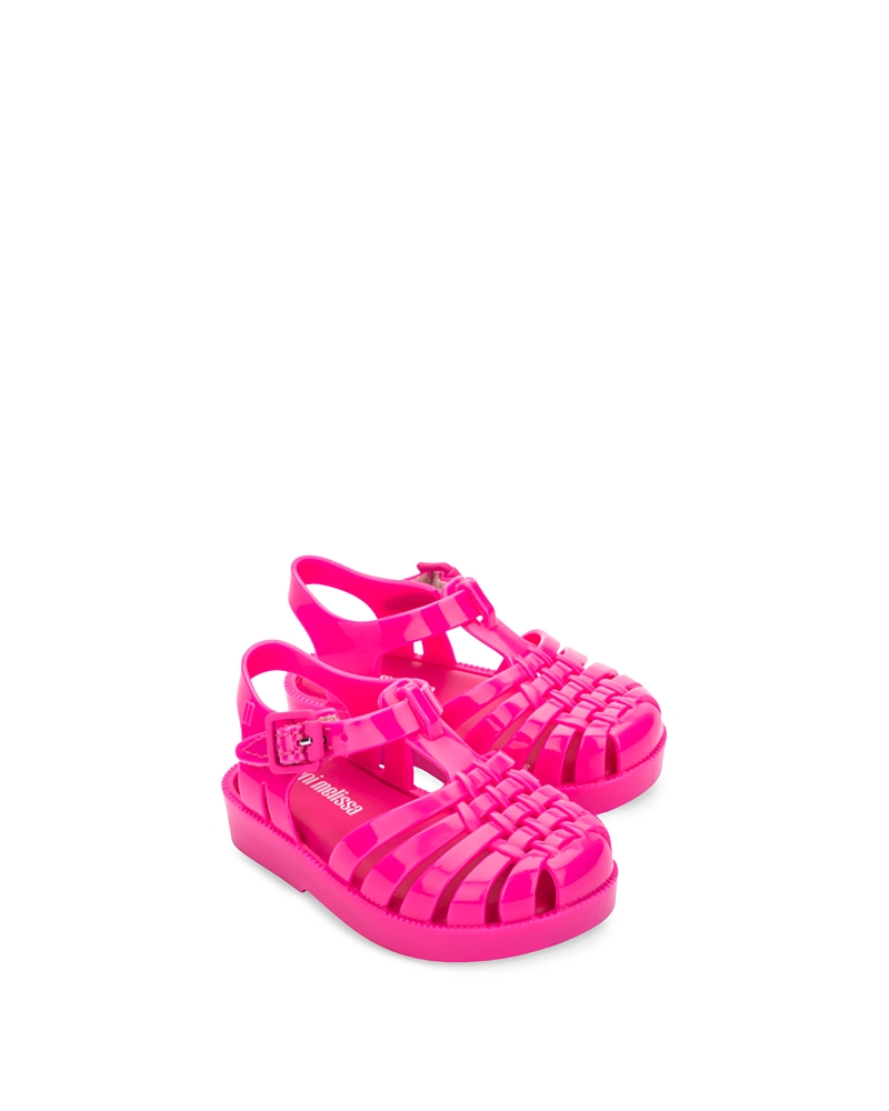 Mini Melissa Girls' Possession Jelly Shiny Elements Fisherman Sandals - Toddler, Big Kid