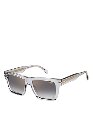 Shop Carrera Flat Top Sunglasses, 54mm In Gray/gray Mirrored Gradient