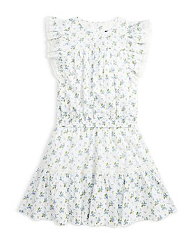 Ralph Lauren - Girls' Floral Cotton Batiste Top & Skirt Set - Little Kid, Big Kid