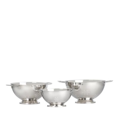 Le Creuset - 3 Pc Stainless Steel Colander Set