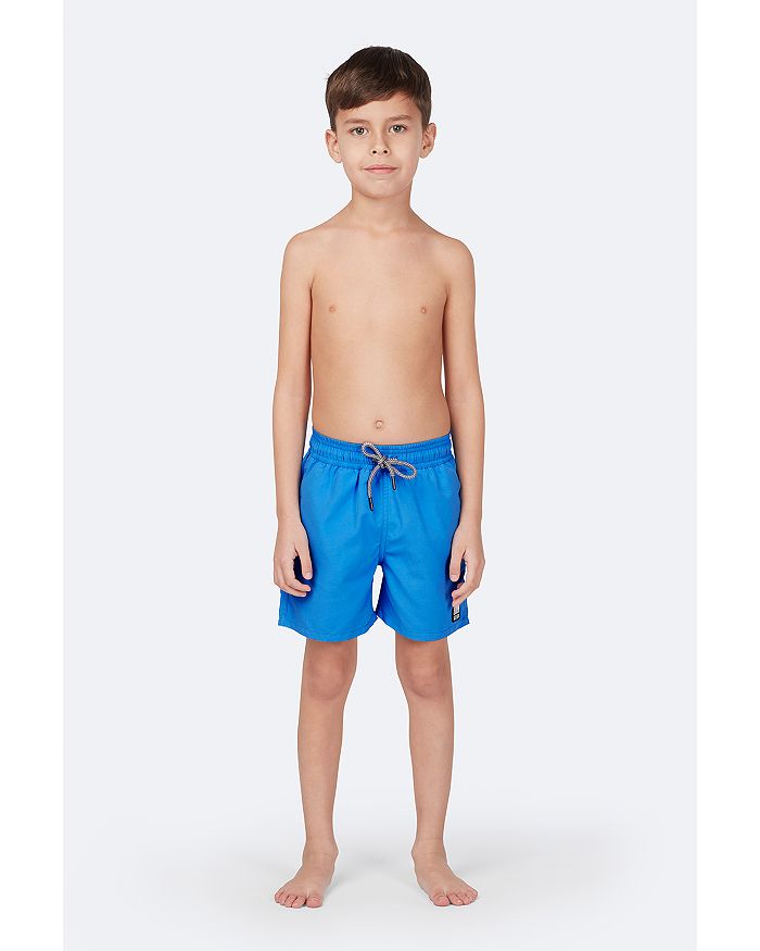 Shop Tom & Teddy Boys' Solid Swim Trunks - Little Kid, Big Kid In Electric Blue