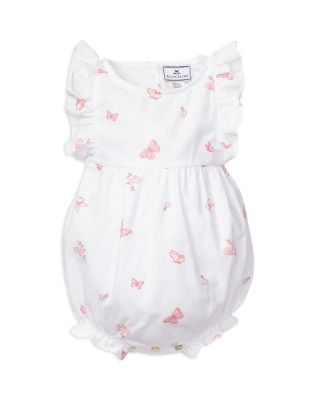 Petite Plume Girls' Butterflies Ruffled Romper - Baby