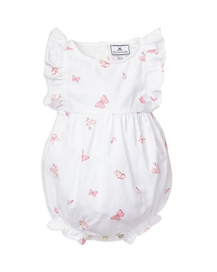 Petite Plume Girls' Butterflies Ruffled Romper Baby Bloomingdale's