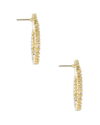 Rotating Circles Crystal Earrings