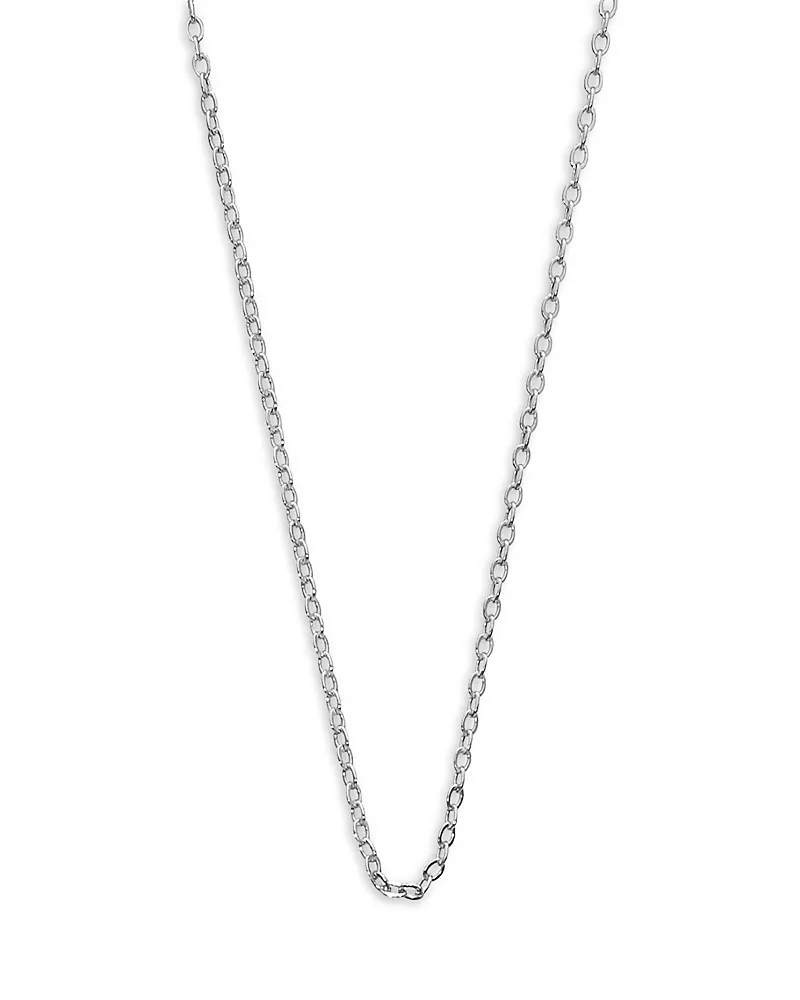 Bloomingdale's Fine Collection Sterling Silver Cable Chain Necklace, 18