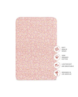 All Stages Bassinet Sheet in GOTS Certified Organic Muslin Cotton