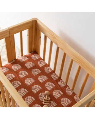 All Stages Bassinet Sheet in GOTS Certified Organic Muslin Cotton