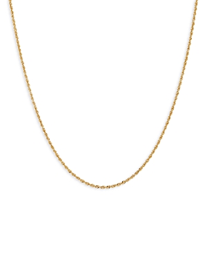 Bloomingdale's Glitter Rope Link Chain Necklace In 14k Yellow Gold, 20 - 100% Exclusive