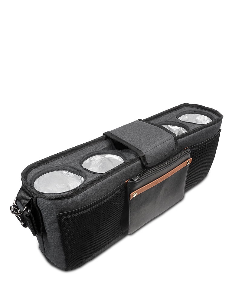 Wonderfold Parent Console 4 Cup In Black