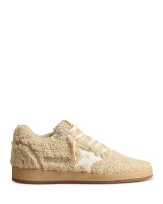 Golden Goose - Women's Ball Star Shearling Low Top Sneakers