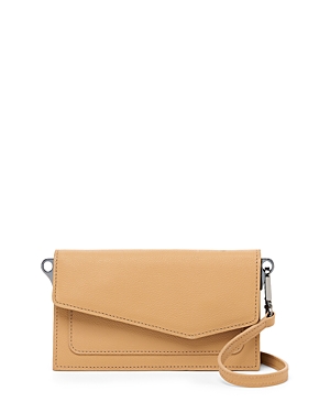 Botkier Cobble Hill Expander Small Leather Crossbody In Camel