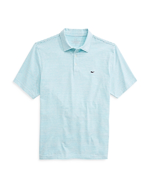 Vineyard Vines Bradley Stripe Sankaty Performance Polo In Andro