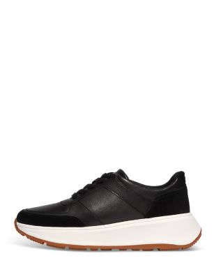 Women's F-Mode Lace Up Low Top Platform Sneakers