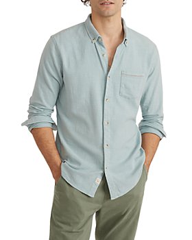 Marine Layer - Dressy Cotton Stretch Selvage Solid Button Down Shirt