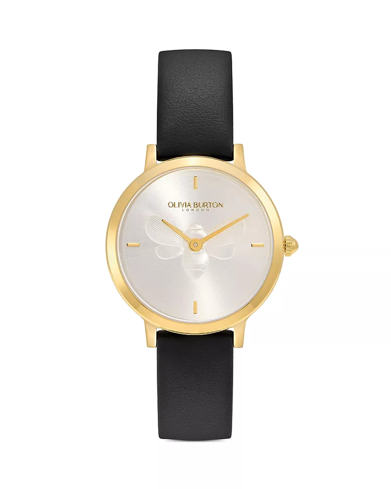 Olivia Burton Ultra Slim Bee Watch, 28mm