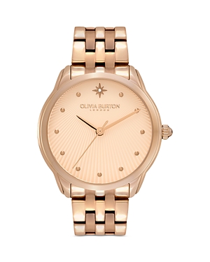 Shop Olivia Burton Celestial Starlight Watch, 36mm In Rose Gold