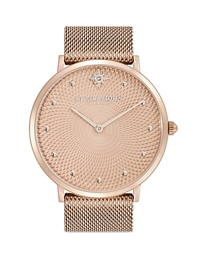 Shop Olivia Burton Celestial Ultra Slim Watch, 40mm In Rose Gold