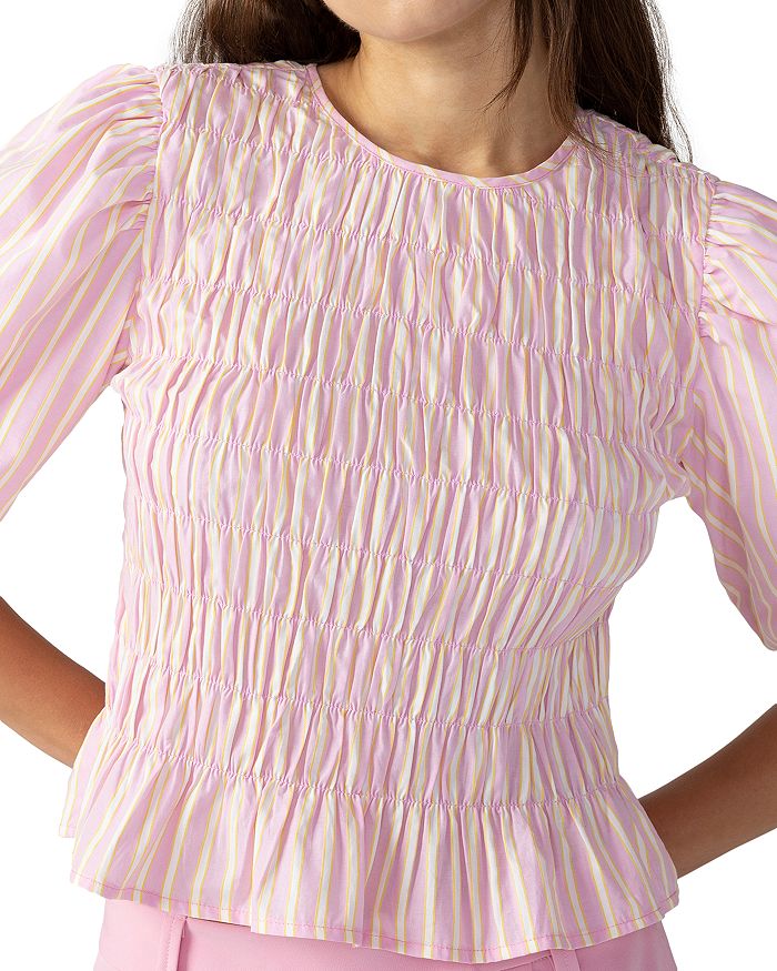 Sanctuary Together Again Smocked Puff Sleeve Top | Bloomingdale's