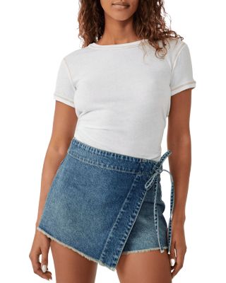 We The Free Emmy Denim Skort