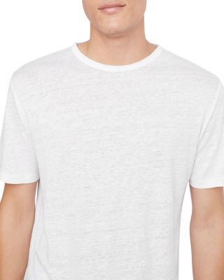 Linen Short Sleeve Crewneck Tee