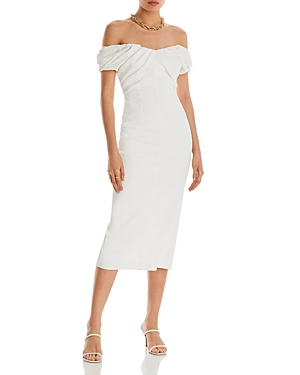 A.l.c Nora Off-the-shoulder Dress In White