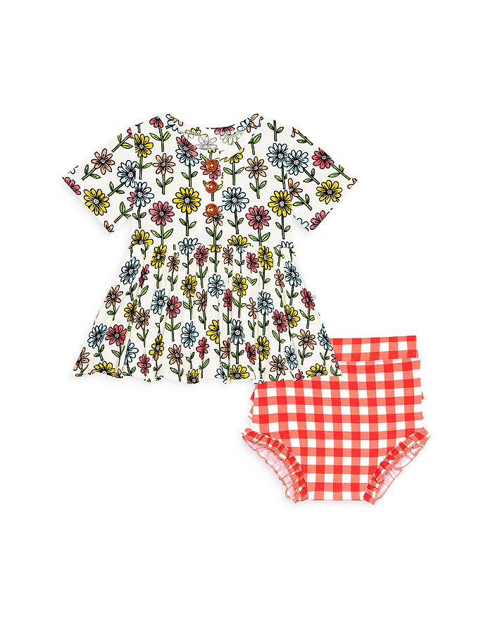 Posh Peanut Vintage Floral Peplum and Bloomer Set main image 0