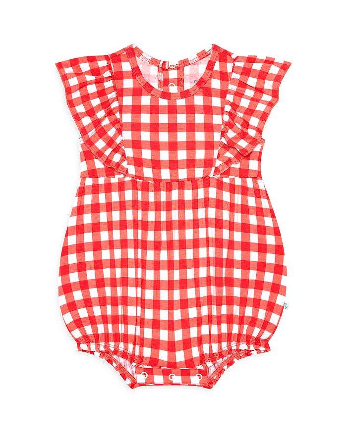 Posh Peanut Long Sleeve Ruffled Bubble Romper main image 0