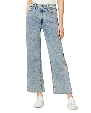 JOE'S JEANS THE BLAKE HIGH RISE WIDE LEG CROPPED JEANS IN JUST IN CASE