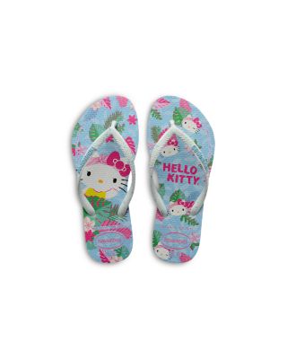 havaianas - Girls' Slim Hello Kitty Flip Flops - Toddler, Little Kid