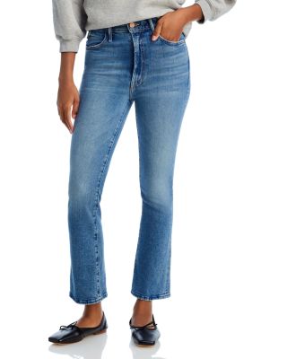 MOTHER - The Hustler Flared High Rise Ankle Jeans in Scenic Route