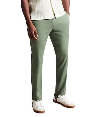 TED BAKER KIMMEL LINEN BLEND REGULAR FIT PANTS