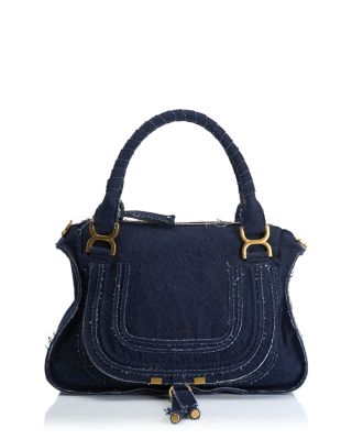 Chloé - Marcie Medium Denim Satchel