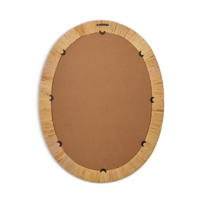 Aloha Rattan Oval Mirror