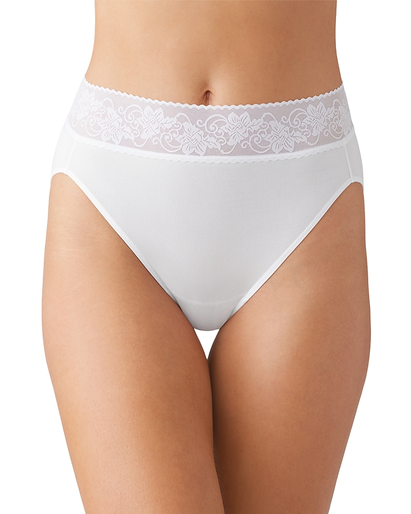 Wacoal Comfort Touch Hi-cut Brief In White