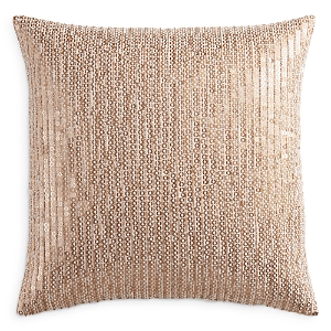 Shop Donna Karan Copper Sequin Decorative Pillow, 20 X 20
