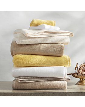 Matouk Atoll Guest Towels - Set of 2 in Baltic | Linen