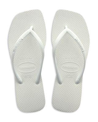 Women's Slim Square Toe Slip On Flip Flop Sandals