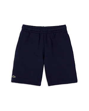 Lacoste Boys' Brushed Fleece Shorts - Big Kid In Navy Blue