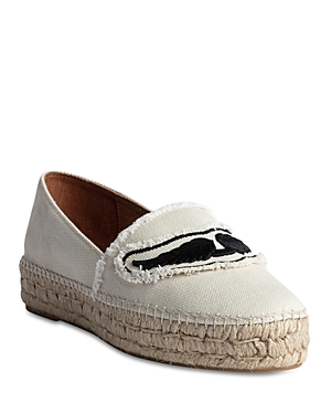 ZADIG & VOLTAIRE WOMEN'S CITY FRAYED ESPADRILLE FLATS