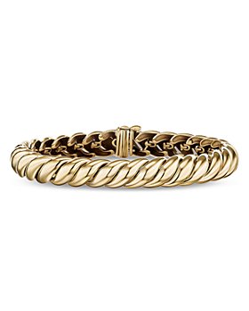 David Yurman - Sculpted Cable Bracelet in 18K Yellow Gold