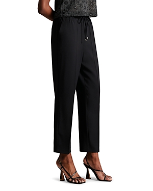 Ted Baker Laurai Straight Ankle Jogger Pants In Black
