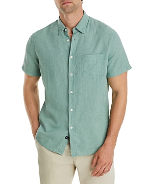 Rails Fairfax Relaxed Fit Short Sleeve Shirt In Jade