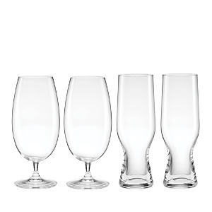 Shop Lenox Tuscany Classics Assorted Beer Glasses, Set Of 4 In Clear