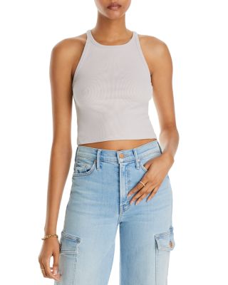 rag bone The Essential Ribbed Cropped Tank Bloomingdale's