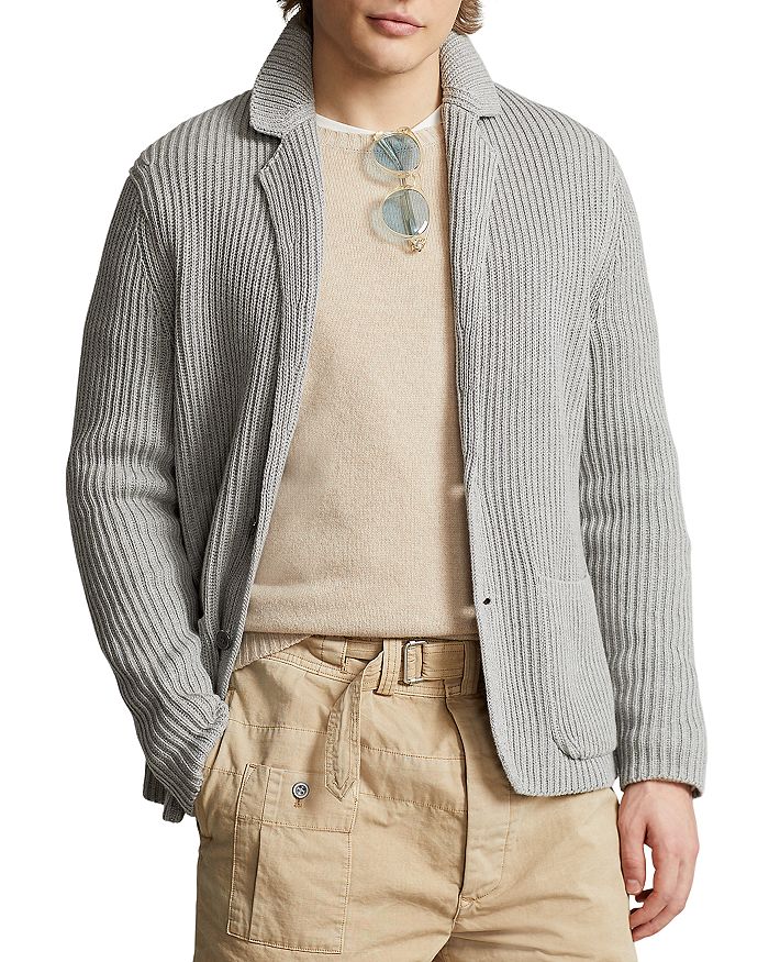 Polo Ralph Lauren - Cotton & Cashmere Regular Fit Blazer Cardigan