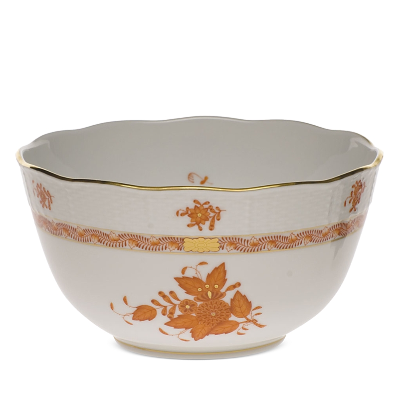 Herend 7.5 Round Bowl In Rust