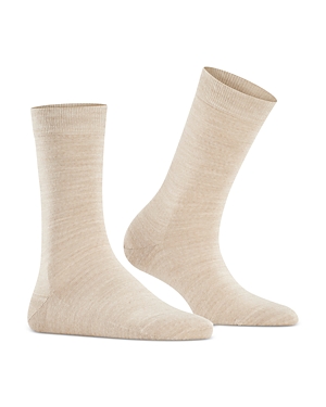 Falke City Soft Wool-blend Socks In Anthra Mel