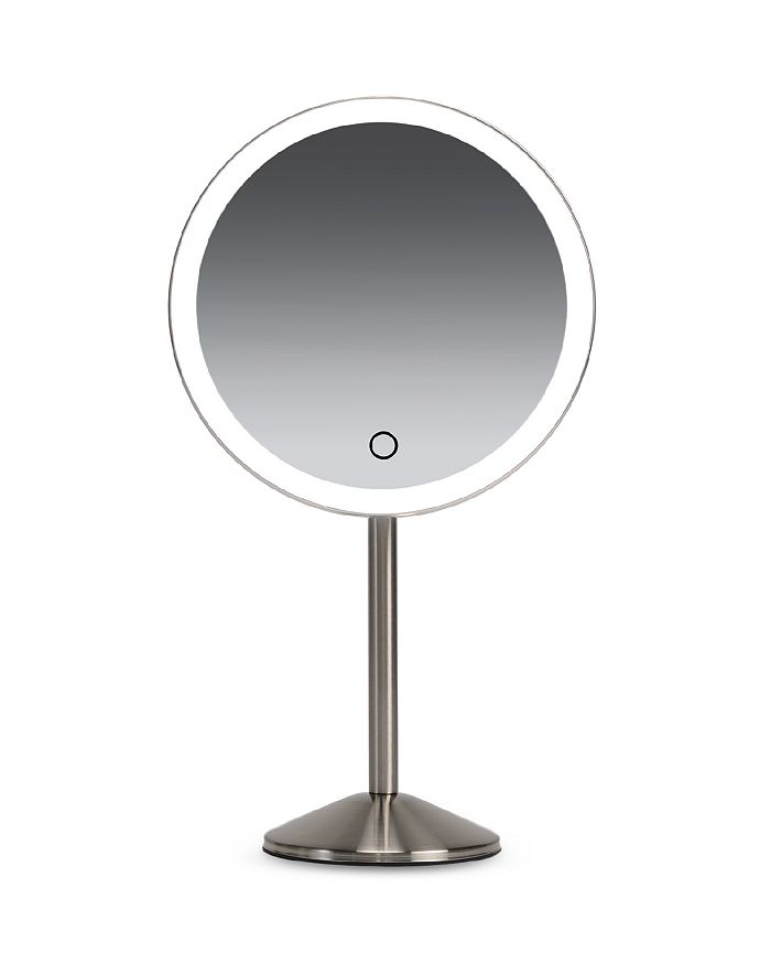 Ilios Lighting Round Rechargeable Makeup Mirror 5x Magnification