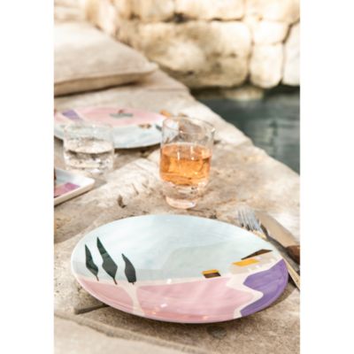 Destination Sud Round Plates, Set of 6